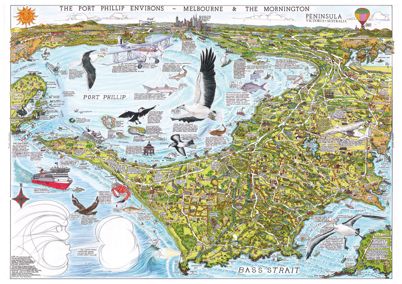 Click here if you want to see the larger Map of Mornington Peninsula